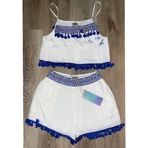 SMYM • Set NWT - Nellie Tank and Wilma Shorts, L Top / M Shorts